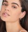 Ania Haie  Scattered Stars Mini Hoop Earrings Silver